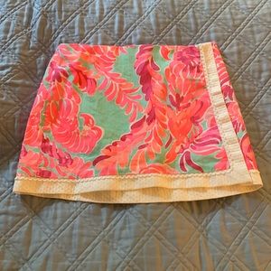 EUC Girls Lilly Pulitzer Skort with elastic band